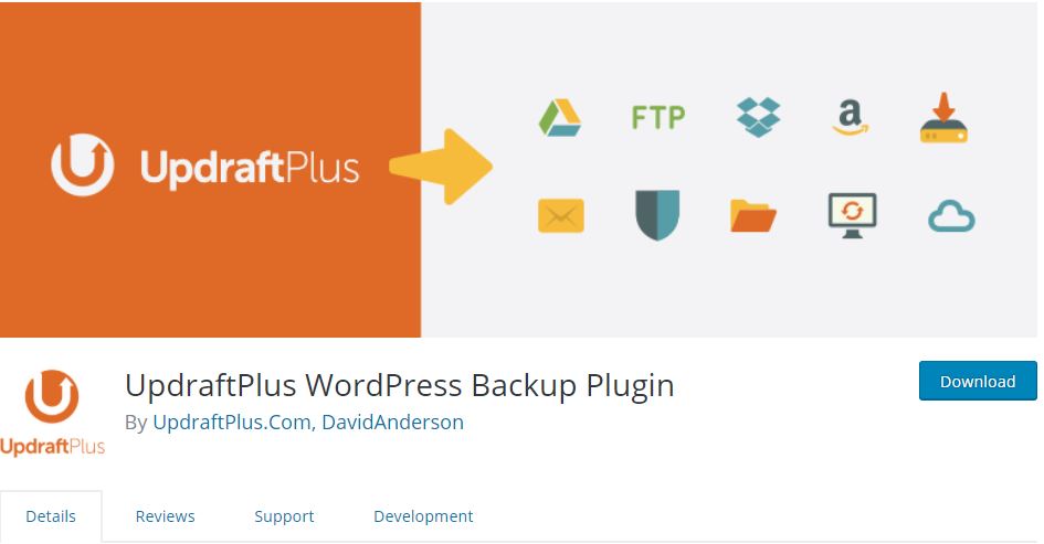 WordPress backup plugins