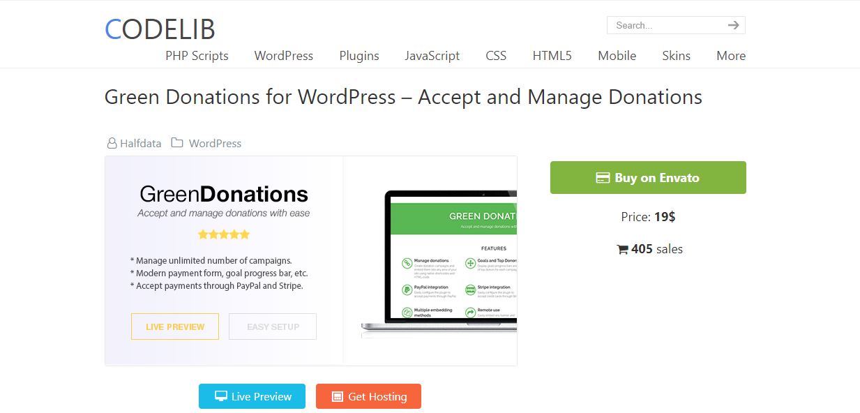 WordPress Crowdfunding plugin