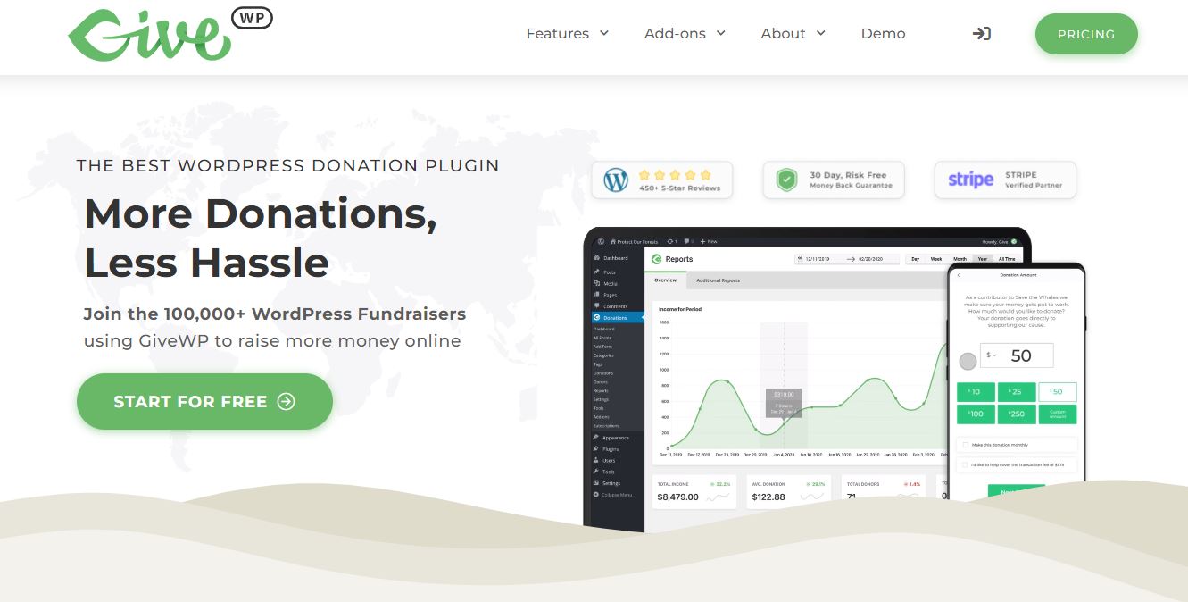 WordPress Crowdfunding plugin