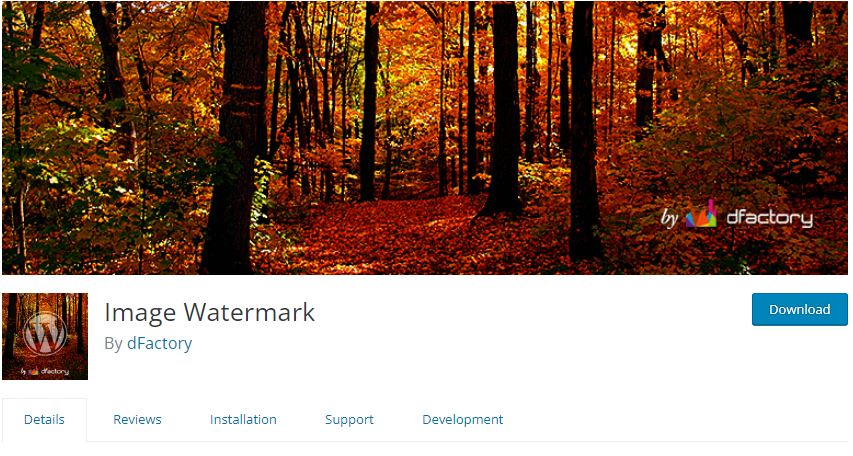 WordPress watermark plugin