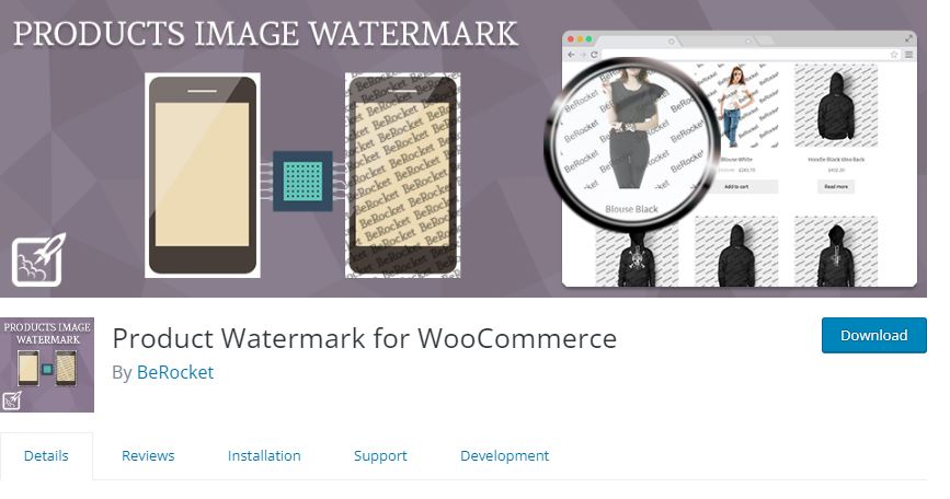 WordPress watermark plugin